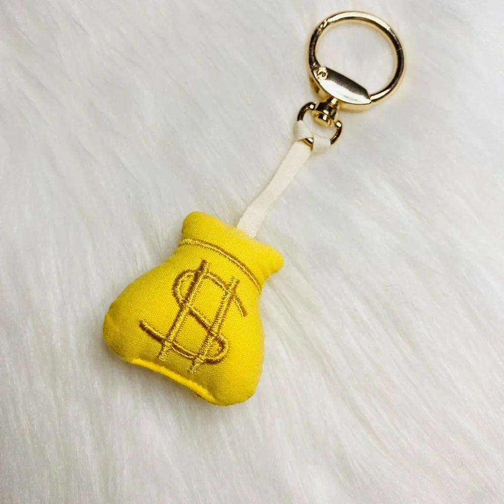 Lucky Money Bag bag charm key chain key fob for more money Fortune New Gift